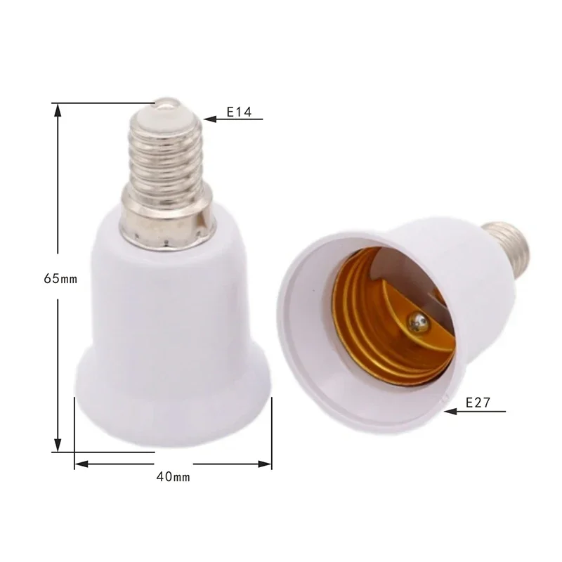 Lamp Holder 5pcs E27 To E14 Conversion Lamp Holder Adapter Socket Light Bulb Adapter