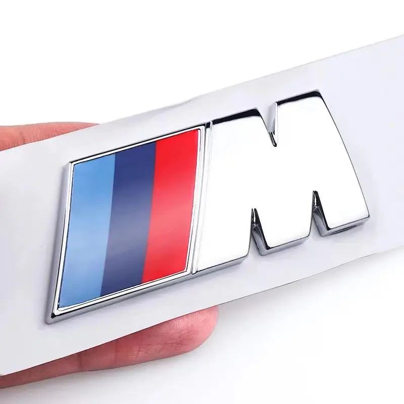 ABS BMW M 배지 스티커 바디 트렁크 장식 액세서리, BMW M X1 X2 X3 X4 X5 X6 E30 E34 E39 E36 E46 E60 E62 E90 E91 E92