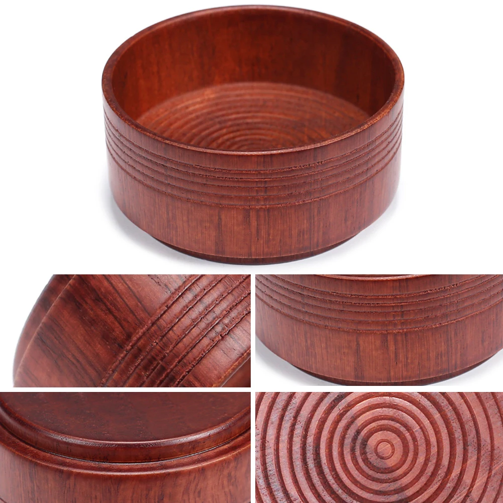 

Brush Anti-adhering Men Eco-friendly Portable Mug Cup Shaving Soap Beard Cleaning Bowl Lightweight Oak Wood Face Care
