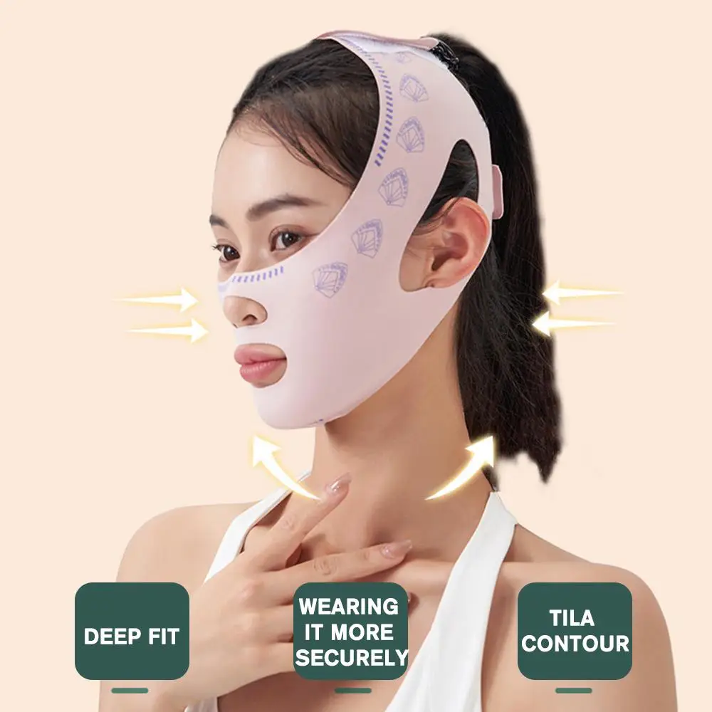 Anti Wrinkle Face Bandage Adjustable V Face Lift Up Skin Face Facial Mask Sculpting Tool Belt Reduce Double Sleeping Liftin M3D2