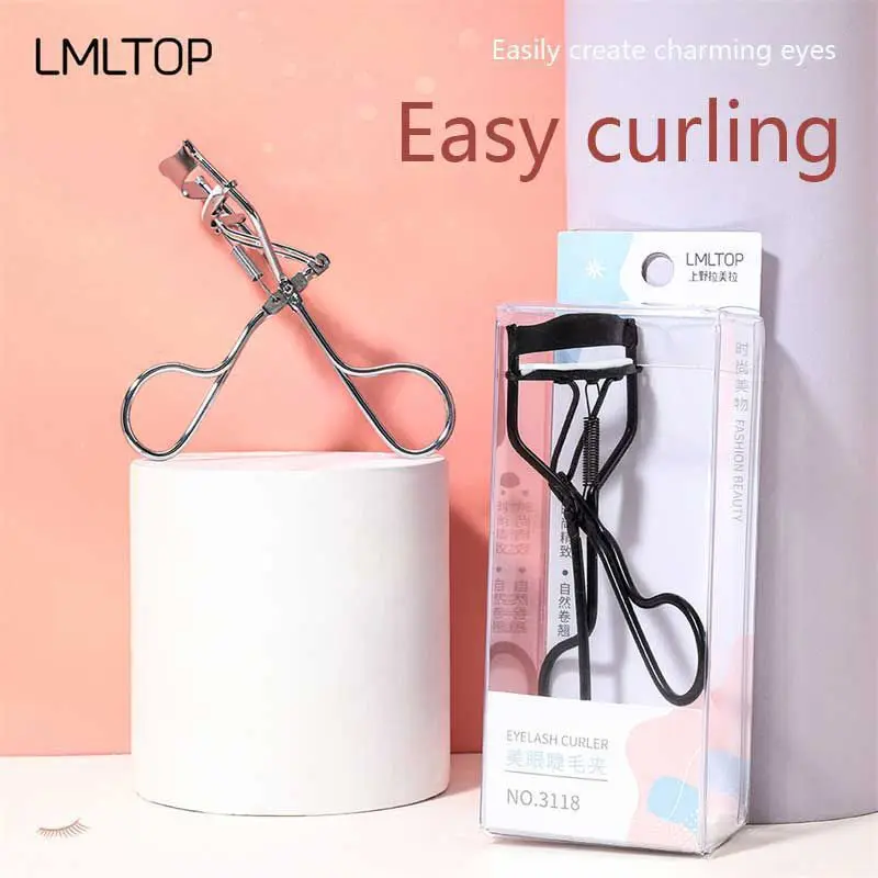 

Stainless Steel Eyelash Curler Silver Lashes Curling Natural Lasting Eyes Makeup Professional Home-use Eye Lash Styling Products