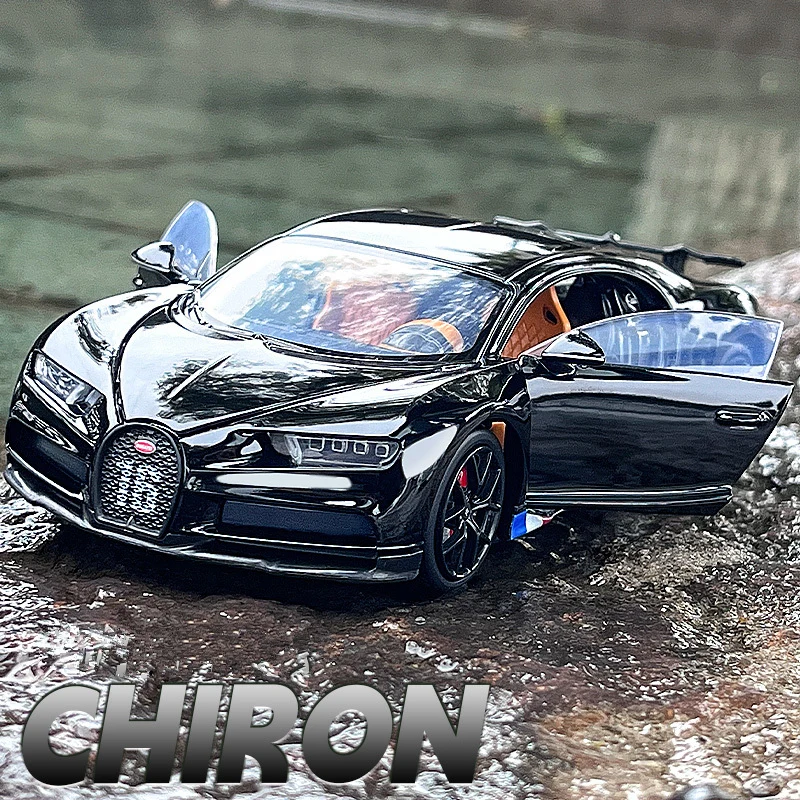 

Модель спортивного автомобиля Bugatti Chiron из металлического сплава, 1:32