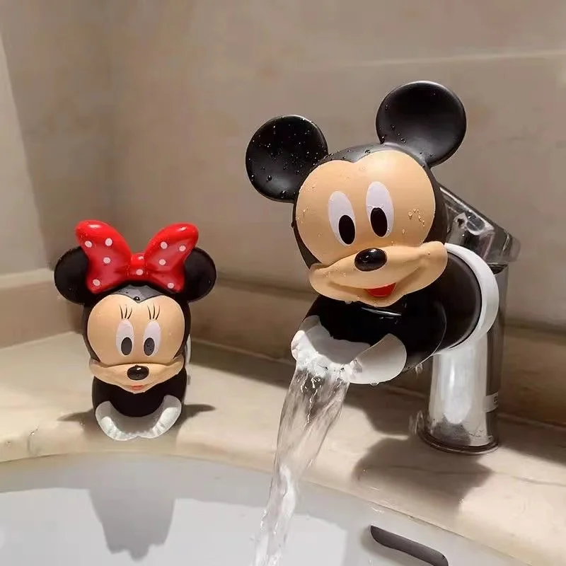 

Mickey Mouse Faucet Extender Disney Minnie Cute Anime Bathroom Kids Cartoon Faucet Anti-Splash Baby Hand Washing Faucet Extender