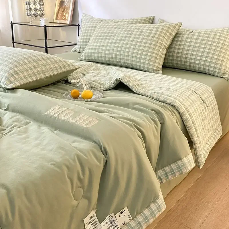 A 등급 여름 면 에어컨 이불, 시원한 순면 얇은 코어 기계, 세탁 가능 