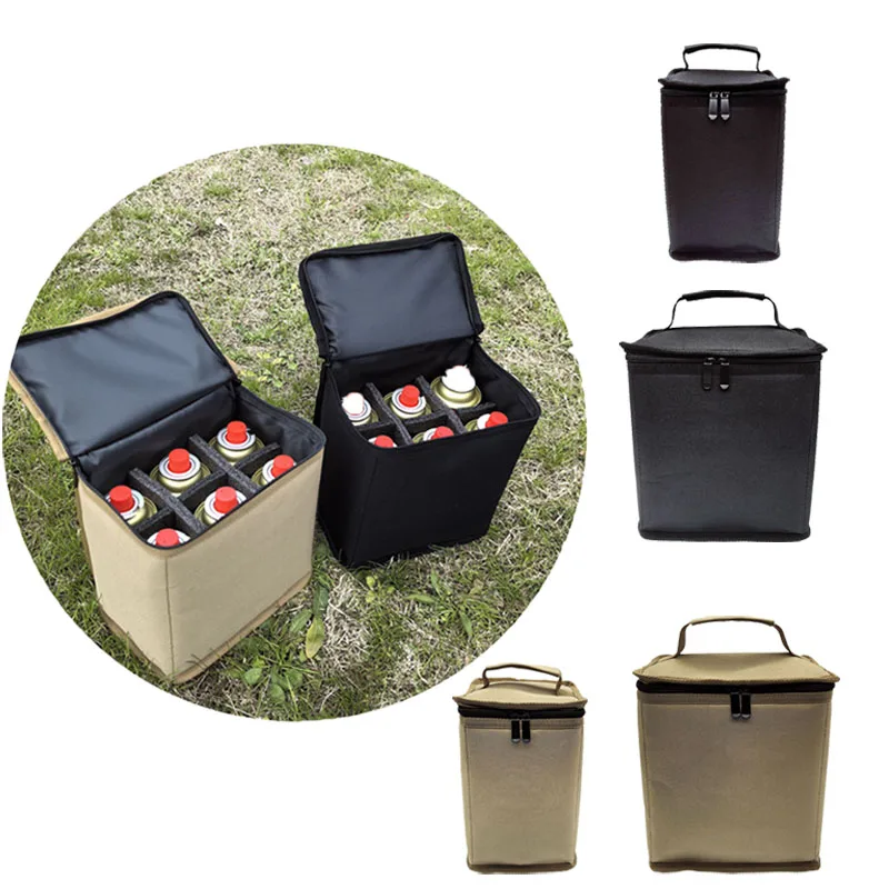 Camping Tanks Storage Bag Outdoor Portable Fuels Cylinder Protective Case Camp Light Carrying Bag Camping Accessories