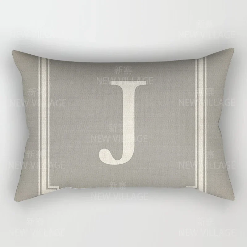 Home Decor 26 Letter Alphabet Pillowcase autumn decoration pillow cushion cover decorations throw pillow covers30*50 40x60 50*70 2