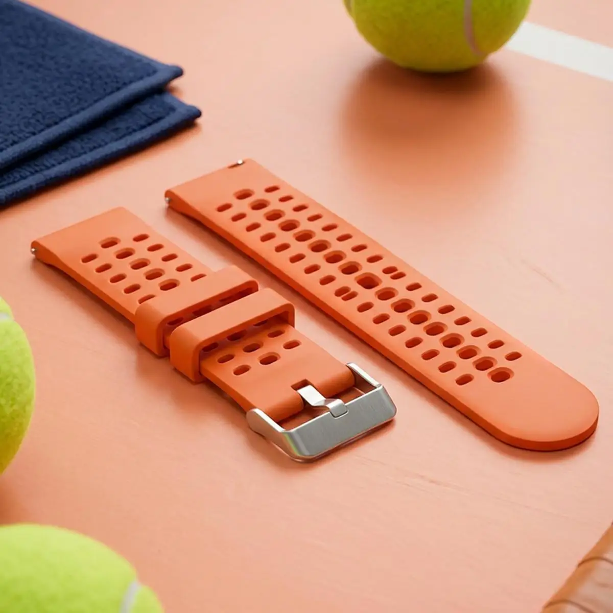 Premium 20mm Silicone Watchband - Enhanced Comfort Bracelet Strap