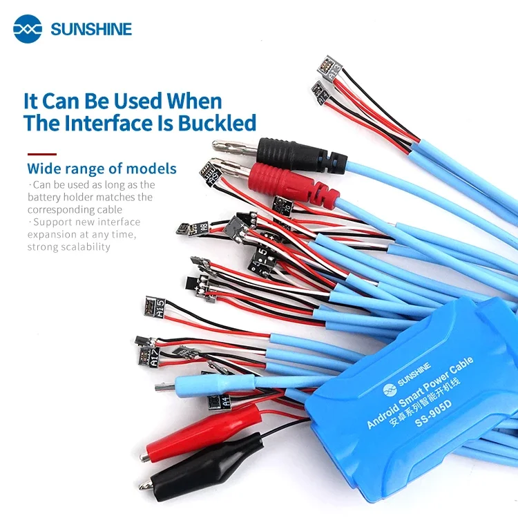 

SUNSHINE SS-905D Smart Boot cable for iPhone5-Iphone 11 mobile phone repair suitable for Android mobile phone line boot