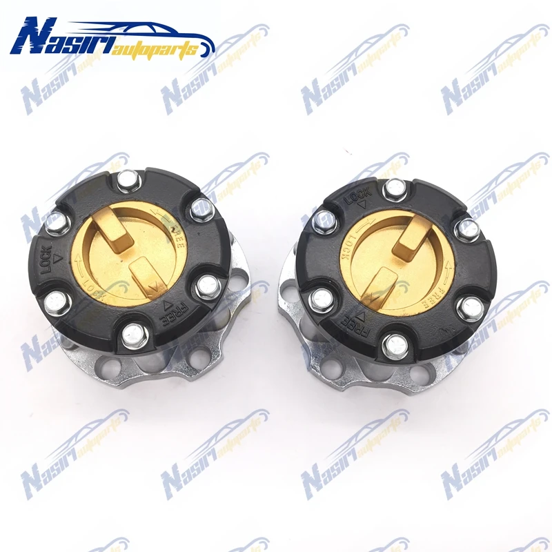 Set of 2 Free Wheel Manual Locking Hub For Toyota Landcruiser 40 45 55 60 75 80 FZJ80 HDJ80 HZJ80 80 75 Series