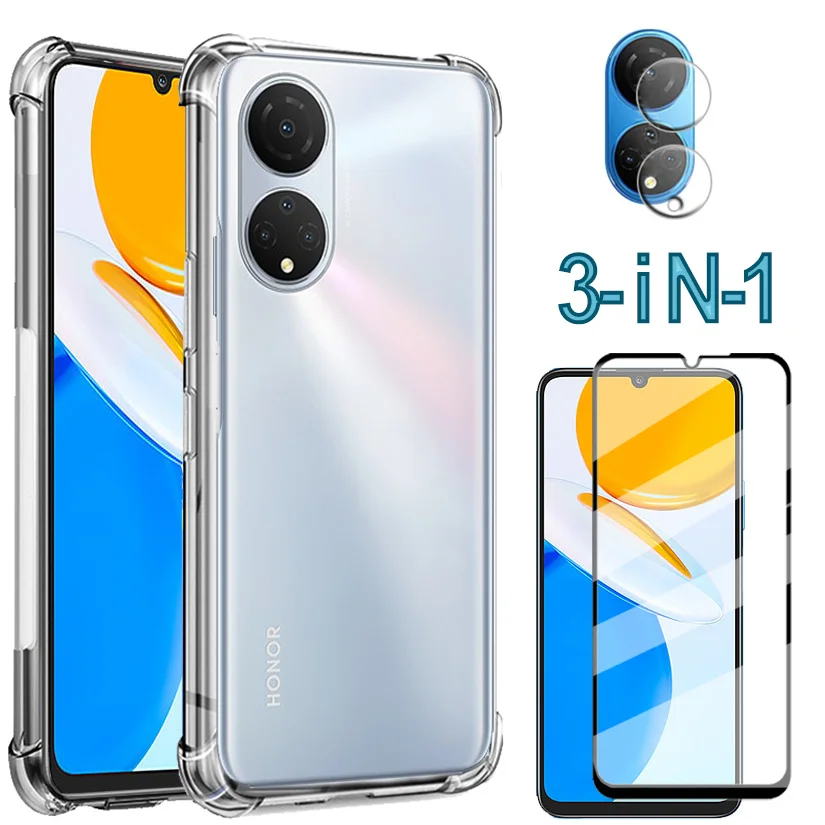 Honor X 7 Cover Huawei Honor X7 Global Cover Xonor X7 Case Silicone Per Honor-X7 Covers Per Telefono Honor-X7-2022 Cma-Lx2,Cma-Lx1 Cover Posteriore An