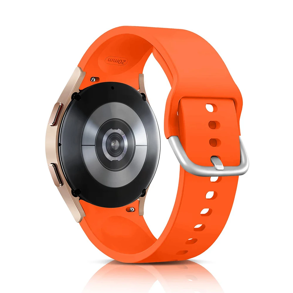 20mm Silicone Smartwatch Strap - No Gaps Design Bracelet