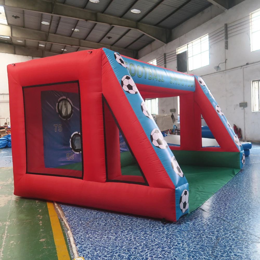 Fast Shipping 4x3m Optional Inflatable Football Shoot Out Game Inflatable Football Goal Carnival Sport Games for Sale 3