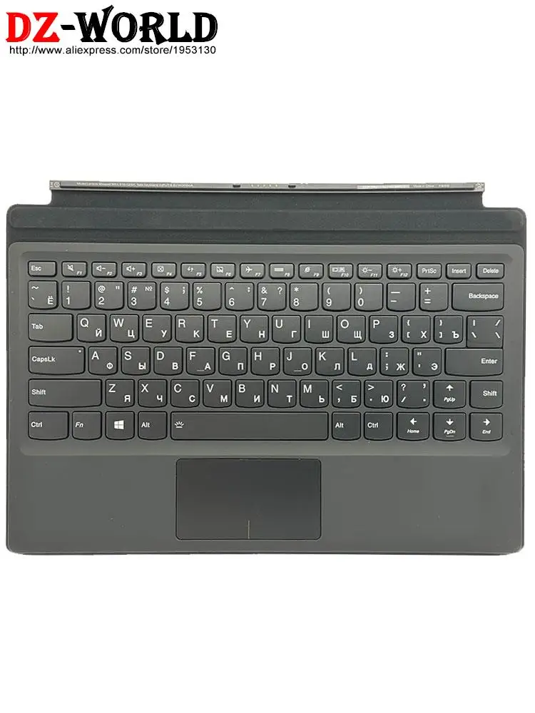 Portable Mini Base Folio Case Backlit Keyboard Lenovo Miix 510 -12IKB Tablet 5N20M13908 5N20N21116 US RU DE TH PT HU CFB