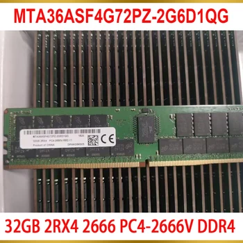 1Pcs RAM For MT 32G 32GB 2RX4 2666 PC4-2666V DDR4 Memory MTA36ASF4G72PZ-2G6D1QG