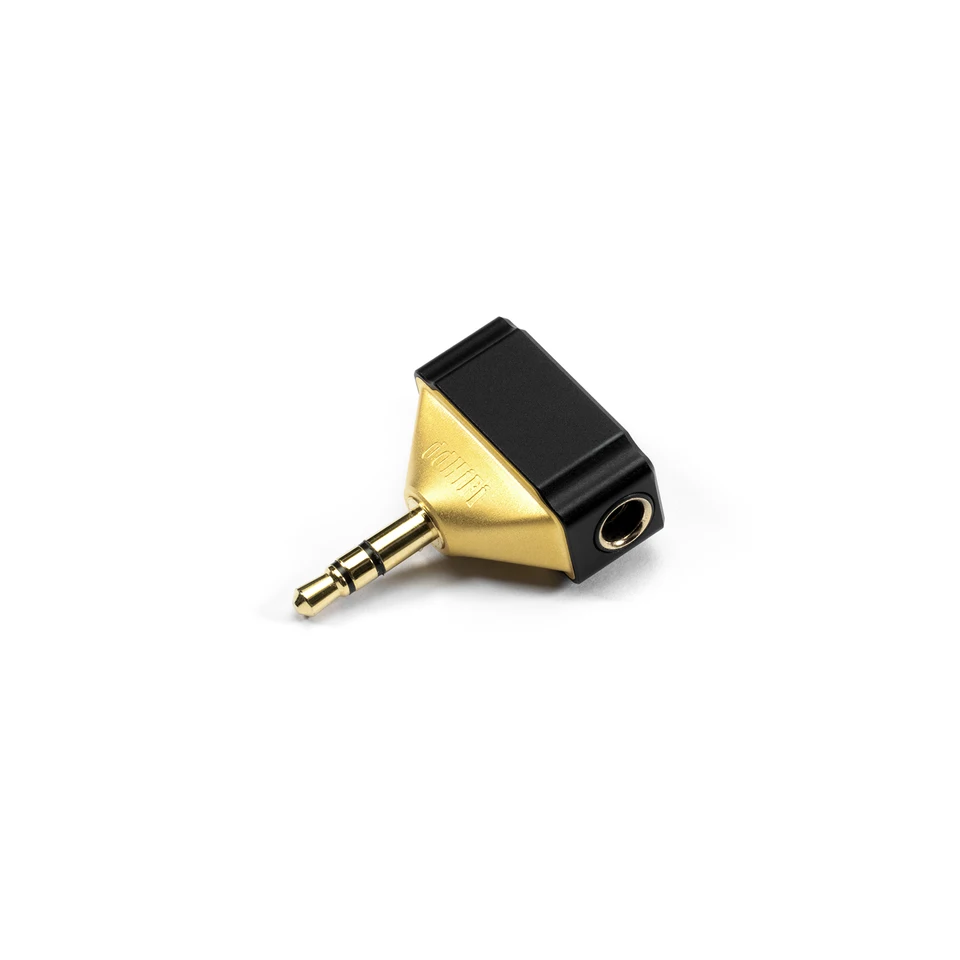 DD ddHiFi DJ44Gold 4.4mm to 3.5mm Adapter - Black Gold Edition