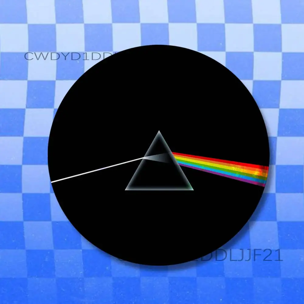 P-Pink F-Floyd 달의 어두운 면모 배지 브로치 피규어 라펠 핀 의류 배낭 패션 귀여운 컬렉션 장식 디스플레이