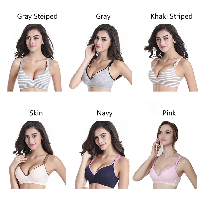 Maternity Bras Wirefree Nursing Bra Panties Set Pregnancy Clothes Prevent Sagging Breastfeeding Women's Breathable Lactancia Bra 3