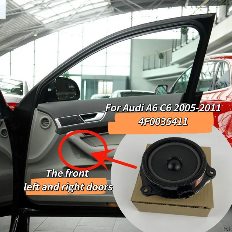 For Audi A6 C6 2005 - 2011 4F0 035 411 Car Front Left & Right Door