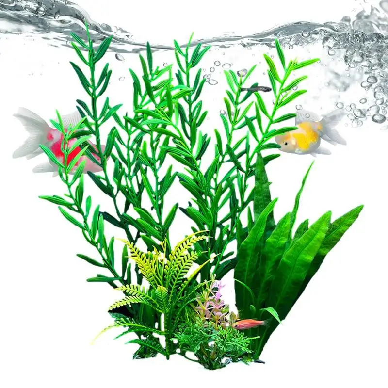 

Fish Tank Decor Plants Realistic Aquarium Fake Plants For Decoration Fish Tank Decorative Plants For Park Pond Home Fish Tank