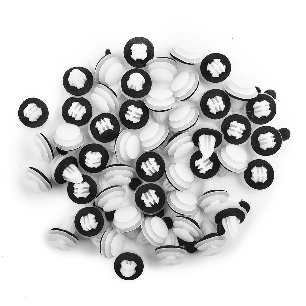 

50pcs Car Door Retaining Clips With Washers For Mazda CX-5,CX5,CX-7 For MAZDA 3,6,2 ATENZA ,Axela Auto Door Trim Bumper Clamp