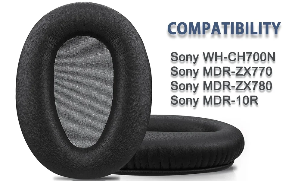 KUTOU Replacement Ear Pads Cushion for Sony WH-CH700N CH710N Headphones Earpads MDR-ZX770 ZX780 10R Ear Cushions Repair Parts