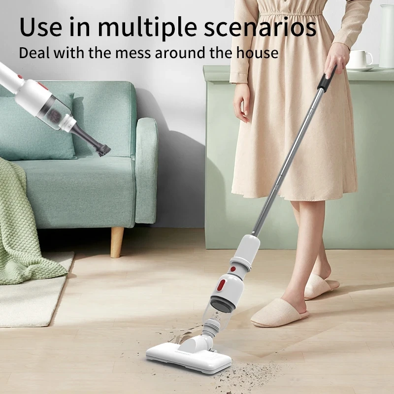 

New Wireless Chargeable Smart Handheld Cordless Dual Use 5500Pa Suction Multifunction Car Home Vacuum Cleaner