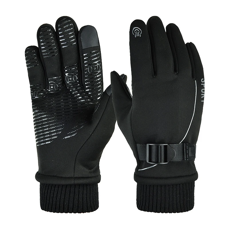 New Winter Warm Ski Gloves Touch Screen Men Waterproof Windproof