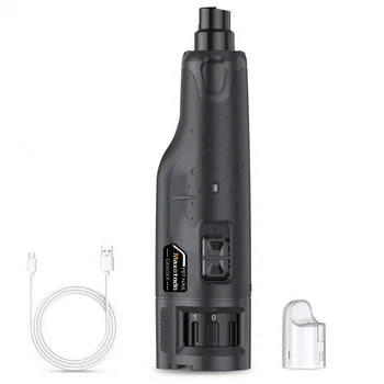 Molinillos de uñas para s, recortador de uñas eléctrico recargable por USB, silencioso, 6 velocidades, con 2 luces LED, para s grandes, medianos y pequeños