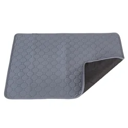 Washable Reusable Pet Cage and Bed Liner Pad - 70X50cm (GRAY)