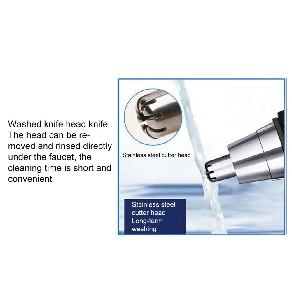 

Safe Efficient Washable Cutter Head High Performance Nose Hair Trimmer for Men Women Ear Hair Trimmer Nose Hair Shaver
