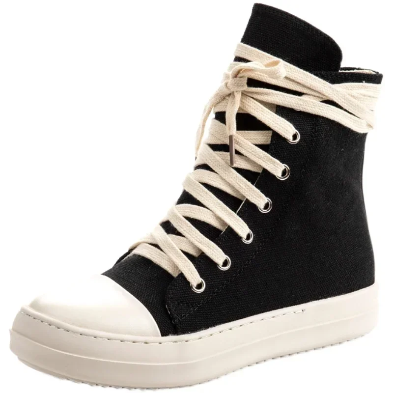 Women Shoes Women Sneakers Women Flats Casual Shoes Vintage Design High Top Platform Canvas Sneakers Chunky Sneaker Flats