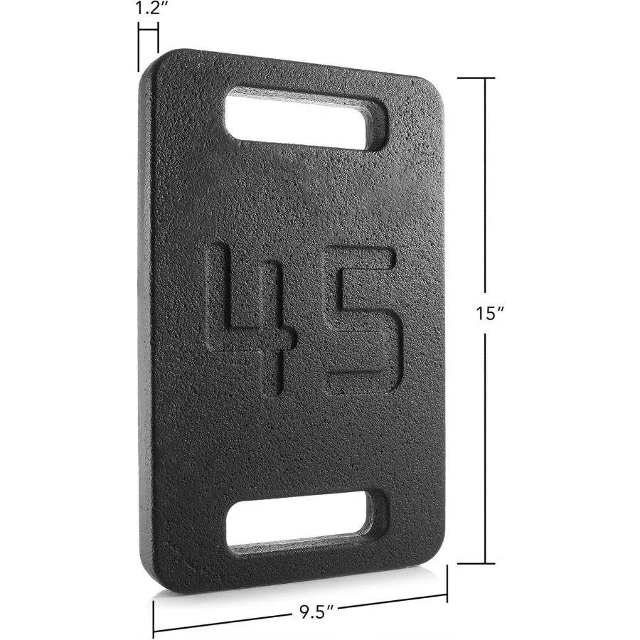 Cast Iron Ruck Weight - Weighted Fitness Plate with Handle