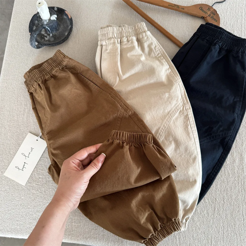 Baby Pants Children Clothing Boys Girls Casual New Fashion Trousers Autumn Spring Summer Gifts Muslin Clothes Cotton Kids Pants