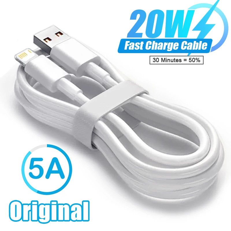 Original USB To Lightning Cable Fast Charger Cable For iPhone 14 13 11
