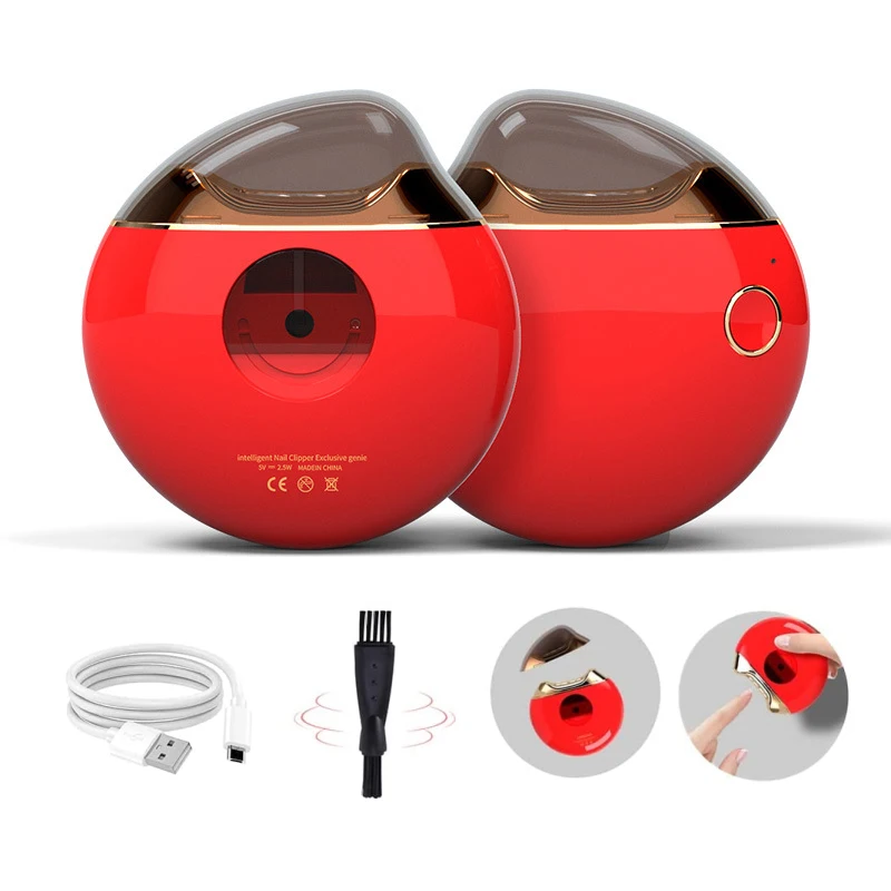 SafeElectricNailClipperPolisherProfessionalSmartNailTrimmer