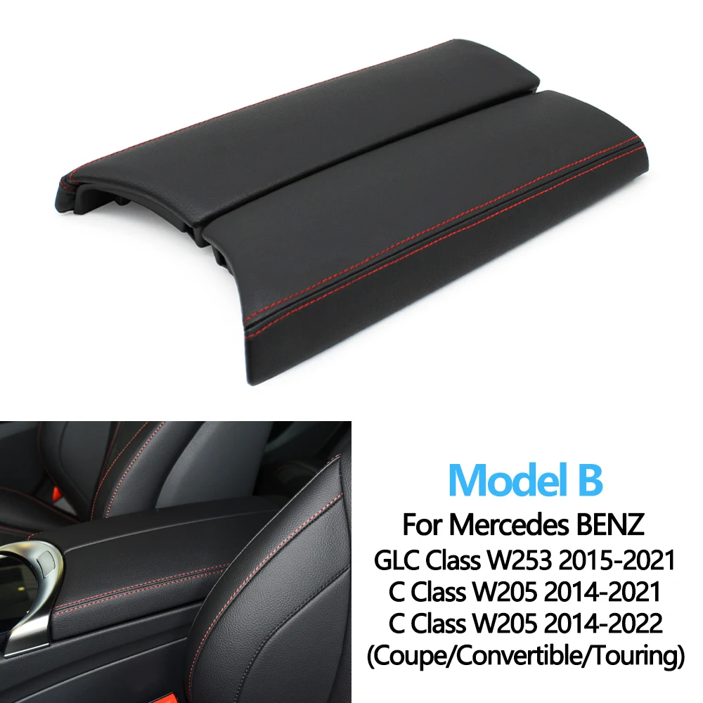 Center Console bracciolo Box Cover Pad decorazione per Mercedes Benz classe E CLS W213 C257 W257 bracciolo antigraffio in pelle imbotto  34