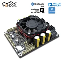 WONDOM 4x100W / 2x100W+1x 200W / 2x200W Class D Audio Amplifier Board w ADAU1701 DSP Bluetooth 5.0 4.0/2.1/2.0 System - JAB5 2