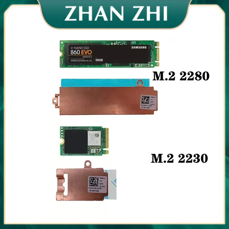 

New Laptop M. 2 2230 2280 SSD HDD Heatsink Plate Bracket for Dell G15 5510 5511 5515 0X8MY9 0FJ75H 026X1Y
