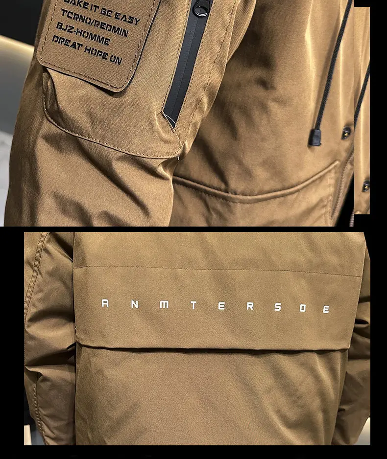 Lässige, winddichte, verdickte, warme Entendaunenjacken mit Kapuze, 2025, Winter-Herren-Outdoor-Bekleidung, Puffermäntel, klassische gepolsterte Oberteile – Detail 19