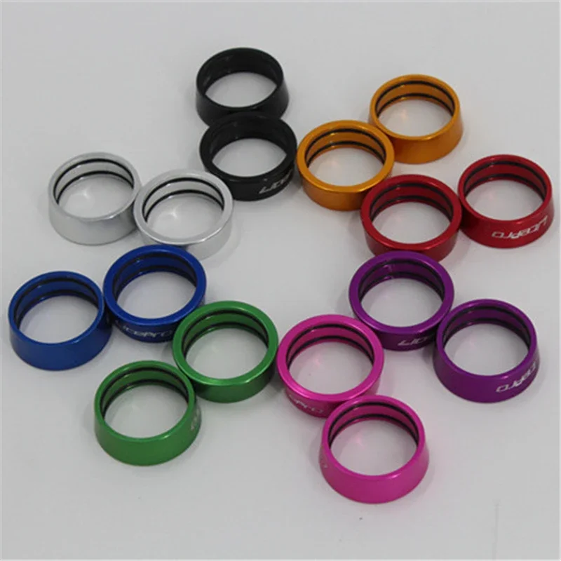 Litepro Folding Bike Horizontal Handlebar Spacing Ring 25.4mm Iamok Handle Bar Aluminium Alloy Spacing-rings