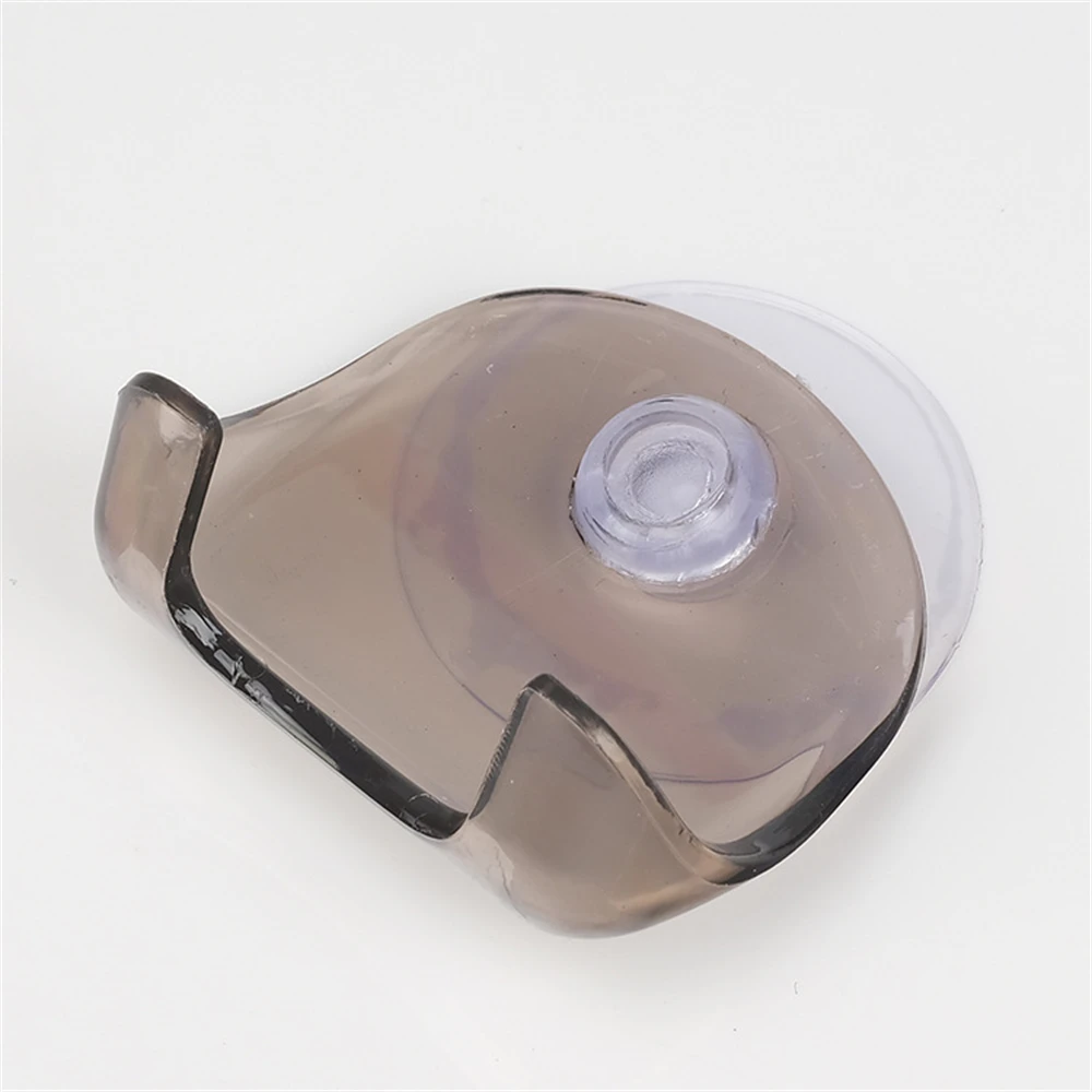 Plastic Shaver Hanging Rack Super Suction Cup Razor Holder Bathroom Product Men Razor Holder Shaver Storage Sucker Wall Hook razor holder razor storage box shaver charger holder