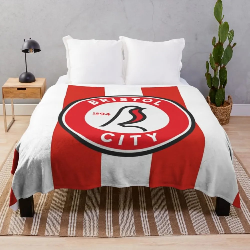 

Bristol City iPhone Cases Throw Blanket Decorative Throw bed plaid Fashion Sofas Fluffys Large Blankets