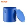 VEVOR 10 Gal Fryer Grease Bucket Carbon/Stainless Steel Rust-Proof Coat Transport Container Lock Clips Filter Bag for Hot Oil 1