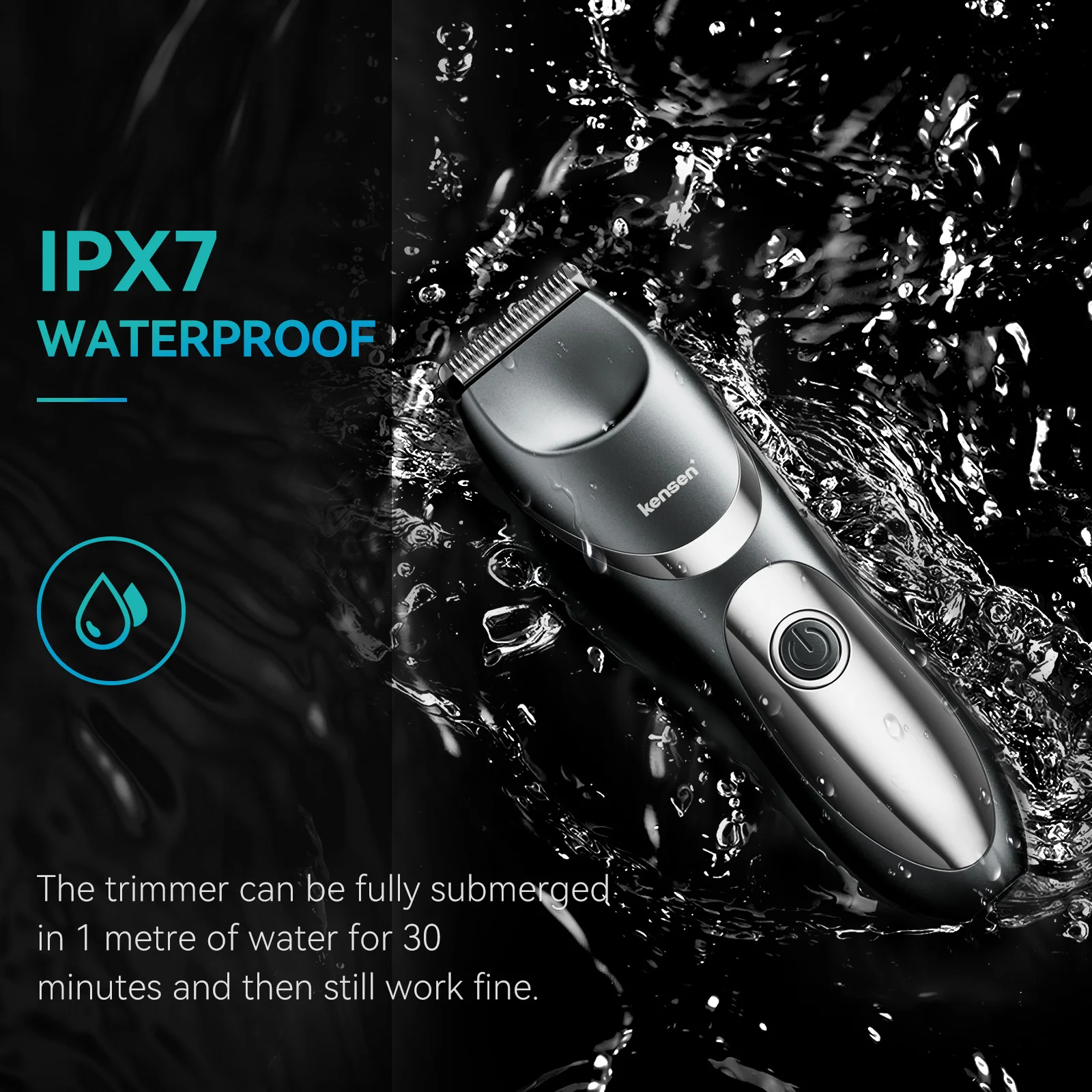 KENSEN S5 Groin Body Hair Trimmer Balls Shaver for Men Women Body Grooming Clipper Hair Removal Ceramic Trimmer Bikini Epilator 5