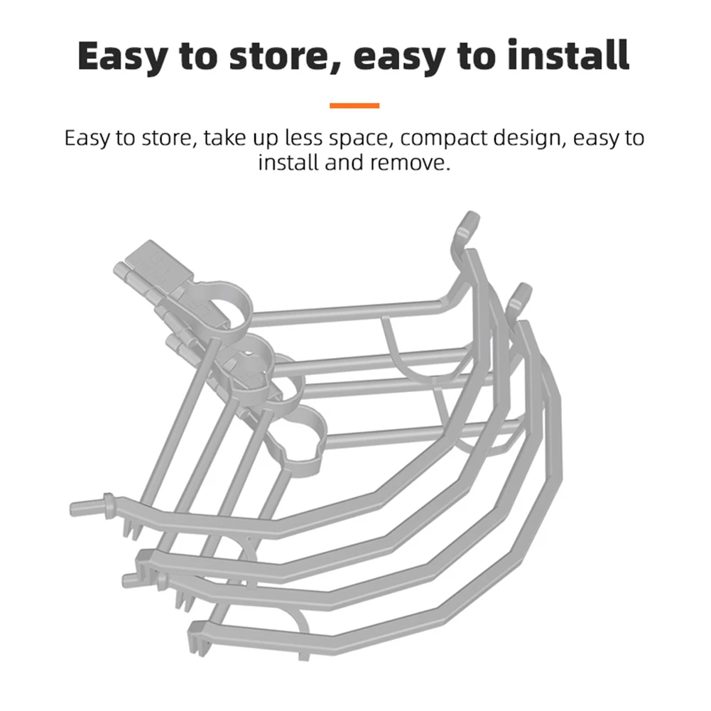 Propeller Protective Ring Lightweight Propeller Blade Protection Anti-collision Drone Accessories for DJI Mini 3/Mini 3 Pro