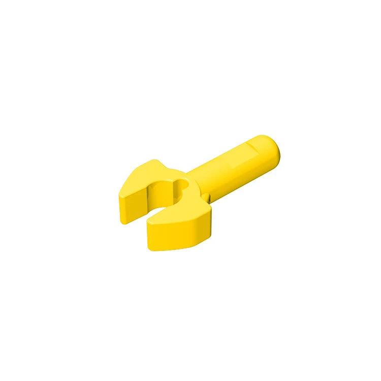 Building Blocks 10Pcs MOC Parts 48729 Bar 1L with Clip Mechanical Claw Compatible Bricks DIY Assmble Particle Kid Brain Toy Gift