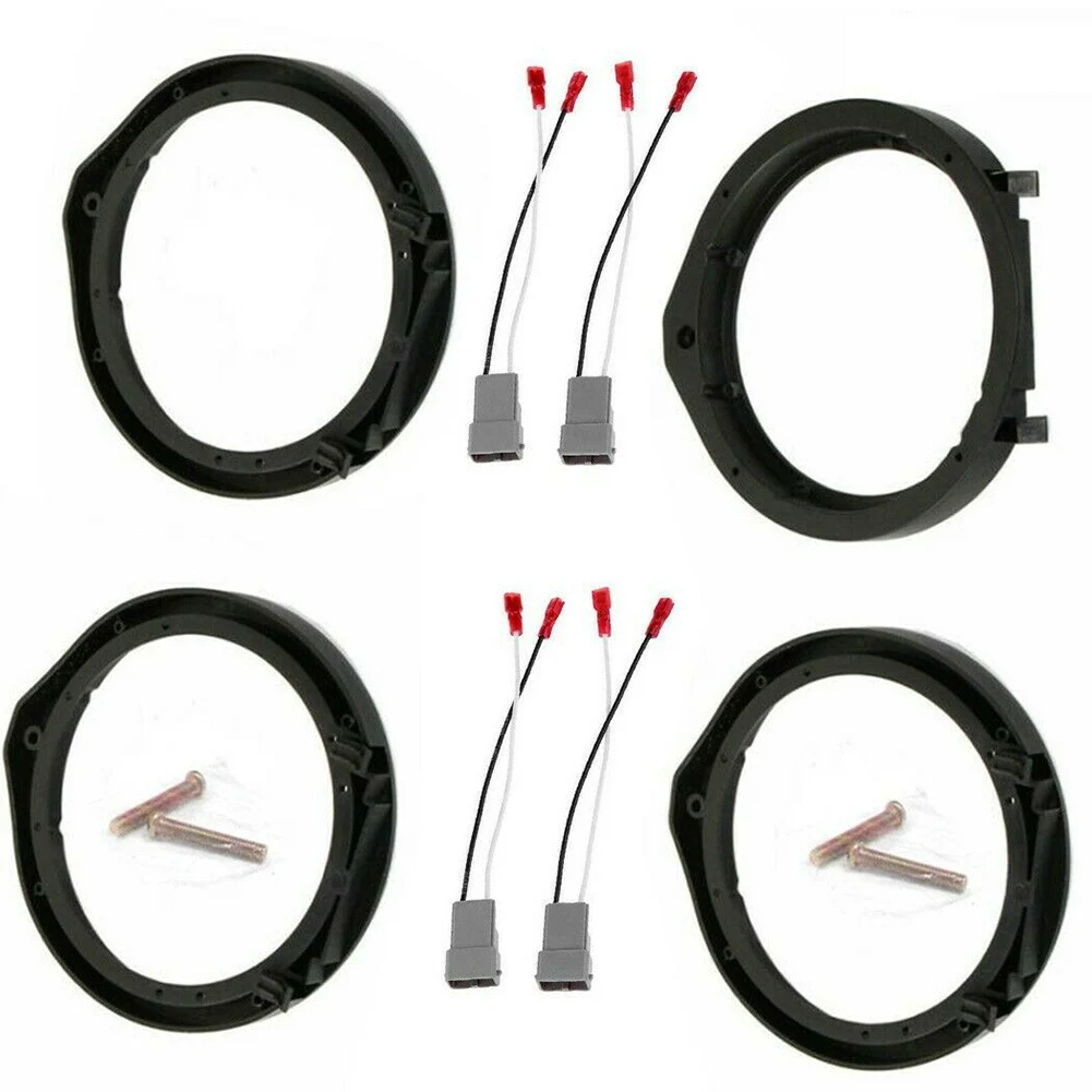 2Pairs 6.5inch Car Speaker Adapter Board And Wiring Harness For Honda For Civic For Odyssey For Crosstour For Accord