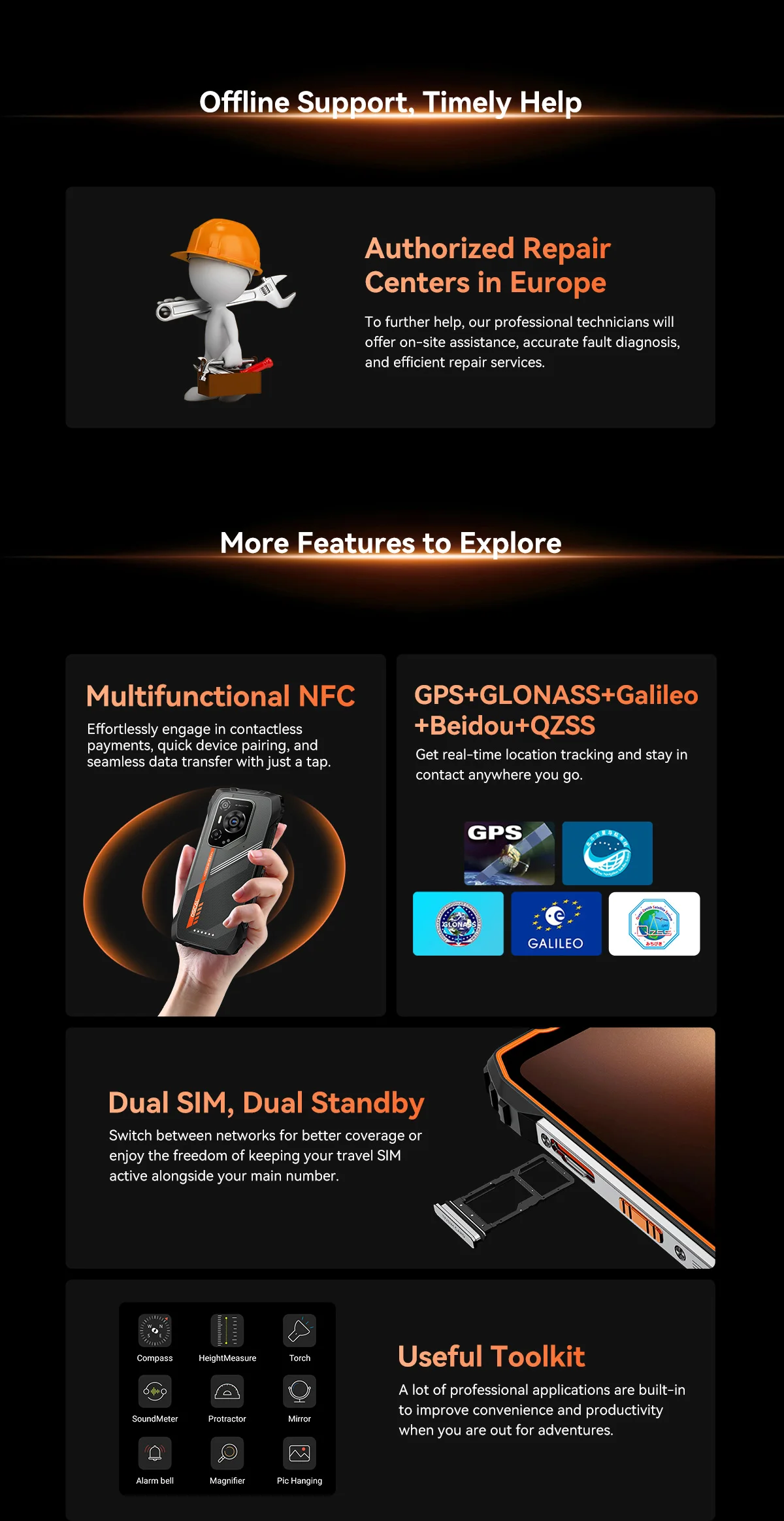 OSCAL PILOT 3 Android 15 36GB (12+24) + 256GB Rugged Smartphone [No EU Charger] 6.78"  7500mAh 120Hz 33W 50MP+32MP+20MP NFC