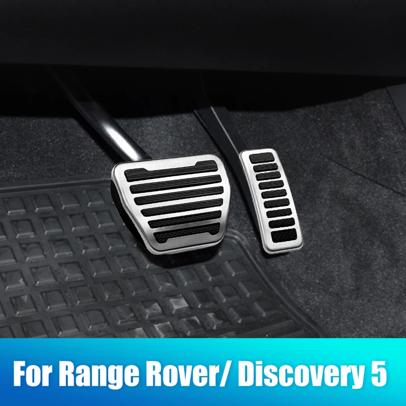 Car Foot Rest Pedal Accelerator Brake Pedal Cover For Land Rover Range