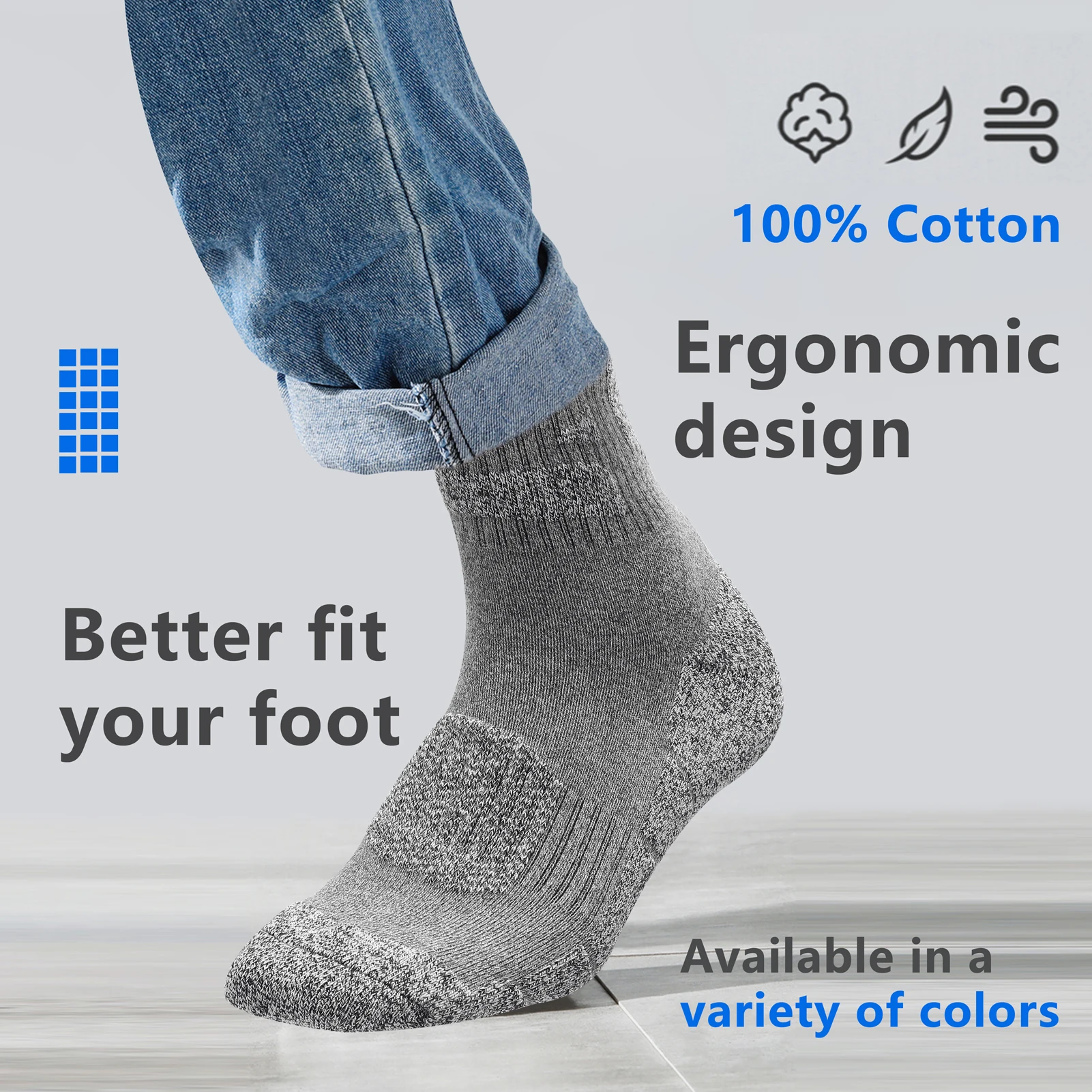 Calcetines deportivos térmicos de algodón suave para hombre, calcetín  deportivo informal para correr al aire libre, esquí y ciclismo, Invierno -  AliExpress